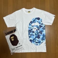A BATHING APE CAMO Tシャツ 青のサムネイル