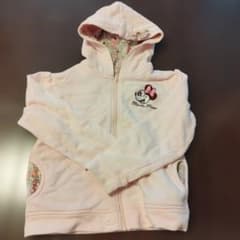 Minnie Mouse hoodie, pink, floral pattern