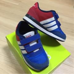 adidas 14cm 箱あり 青 赤のサムネイル