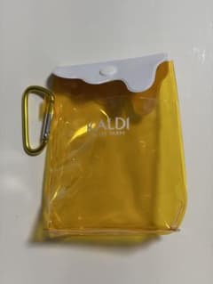 KALDI COFFEE FARM クリアポーチ カラビナ付きのサムネイル