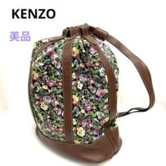 希少❗️ケンゾー（KENZO） ヴィンテージ 巾着型 花柄 ショルダー 