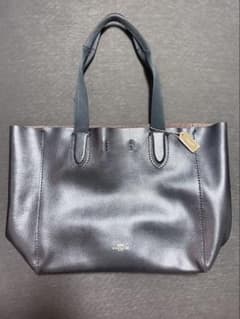 COACH トートバッグ ブラック レザーのサムネイル