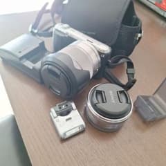 美品 SONY nex-c3 ミラーレス一眼 本体 レンズ2本付きのサムネイル