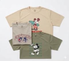 Great deal on a set of 3 Disney T-shirts in excellent condition: Mickey Mouse, Chip & Dale, quick-drying.