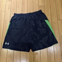 UNDER ARMOUR ハーフパンツ ネイビー×グリーン XL - メルカリ