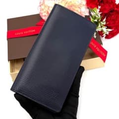 【極美品✨】ルイヴィトン エピ ブラザ 長財布 ブルーマリーヌ ネイビーのサムネイル