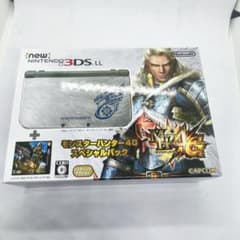 【使用数回極美品】new Nintendo 3DS LL モンスターハンター4G
