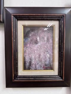 油彩画　元朔日会　早川佑市　枝垂れ桜　新品未使用 油彩画 元朔日会 早川佑市 枝垂れ桜 新品未使用 油彩画 元朔日会 早川