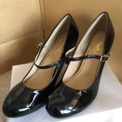 Viviana パンプス 黒　4Lのサムネイル