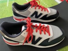 New Balance 996ゴルフシューズ ネイビー/ホワイト/レッドのサムネイル