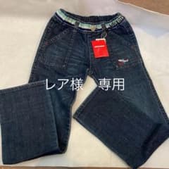 レア様専用　ミキハウス　デニム　新品未使用タグ付きのサムネイル