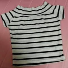 ボーダーへそ出しTシャツのサムネイル