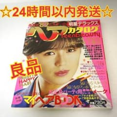 明星 ヘアカタログ 1981年 昭和56年 ファッション雑誌 81 秋あなたとスターの明星ヘアカタログ 1981年 昭和56年発行