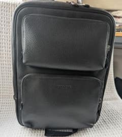 美品✨コーチ リュック ゴッサム シボレザー ブラック A4/PC可 メンズ 美品✨コーチ リュック ゴッサム シボレザー ブラック A4/PC可 メンズ