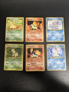 【旧裏プロモ】ポケモンカード★neo プレミアムファイル【御三家6枚セット】のサムネイル