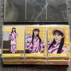 川崎桜　生写真　浴衣　3種コンプのサムネイル