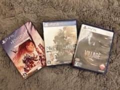 【プレステソフト3本セット】Horizon / NieR / バイオヴィレッジ