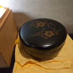 千家茶道具 菓子器 中川光哉 唐草蒔絵食篭 - メルカリ
