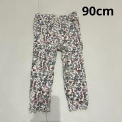 【美品】90cm バースデイ 花柄レギンス パンツのサムネイル