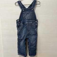 babyGap デニム オーバーオール ロンパース18-24mのサムネイル