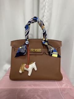 箱付●エルメス リボン ツイリー スカーフ ブランデンブルク 馬具柄　バーキン 箱付○エルメス リボン ツイリー スカーフ ブランデンブルク 馬具柄