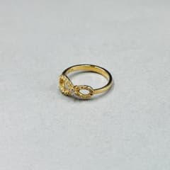 Swarovski スワロフスキー インフィニティ リング ゴールド 52 11