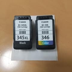 純正Canon BC-345XL 大容量ブラック & BC-346 カラーインクのサムネイル