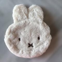 miffy フェイス型 ファーポーチ ホワイトのサムネイル