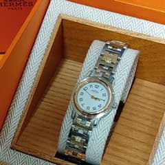エルメス時計/極極極美品CL3.2'0/新品電池新品仕上げ正常稼働品