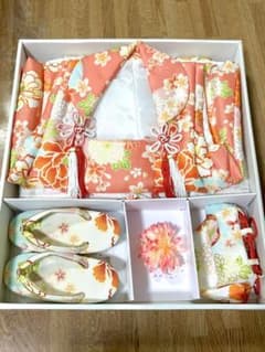 3歳　七五三　着物 セット 草履付きのサムネイル