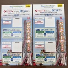 ナガシマスパーランド　パスポート　2枚のサムネイル