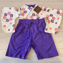 【未使用】袴 ロンパース 70サイズ　女の子のサムネイル
