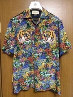 ミケーレ期　gucci エンブロイダリー　シルクシャツ　坂口健太郎着用のサムネイル