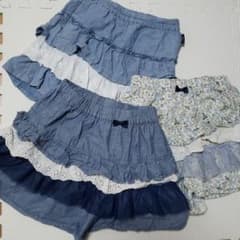 キュロットスカート　120～130のサムネイル