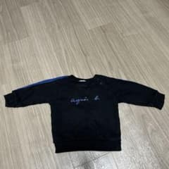 セール中！agnès b. 黒トレーナー 【80cm〜90cm】のサムネイル