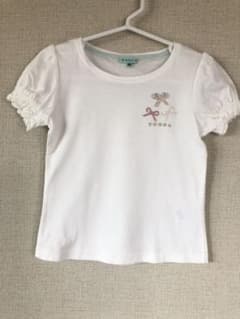 【美品】TOCCA 半袖Ｔシャツ　白　ロゴ　リボン　110cmのサムネイル