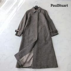 ポールスチュアート ロングコート ヘリンボーン ステンカラー L - メルカリ