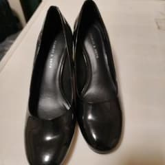 CHARLES & KEITH ブラックレインシューズ size 35