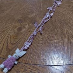 APROSIO&CO ビーズうさぎ ネックレス 紐チェーン イタリア製 - メルカリ