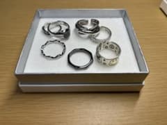 シルバーリング 8点セットのサムネイル