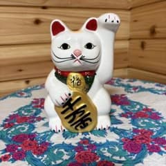 招き猫 千万両 三毛 左手 - メルカリ