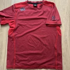 canterbury RUGBY PLUS 赤 ラガーシャツ Mのサムネイル