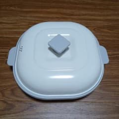 電子レンジ調理器 グリルパン ホワイトのサムネイル