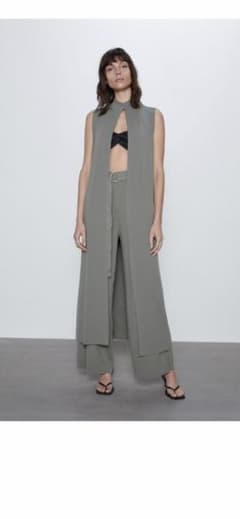 新品　未使用　ZARA ロングジレのサムネイル