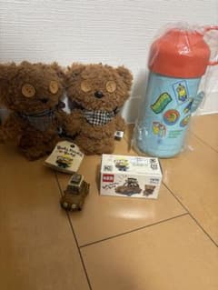 USJ 미니언 페트병 홀더 신품 팀 봉제인형 미니카 세트