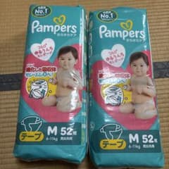 Pampers Mサイズ テープ 52枚入りのサムネイル