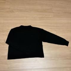 長袖 ニット セーター ブラックのサムネイル