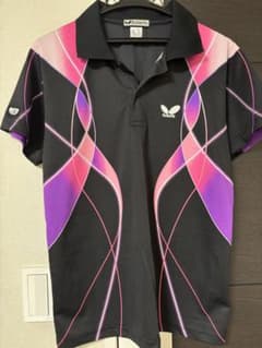 Butterfly 卓球 ユニフォーム ブラック ピンクのサムネイル