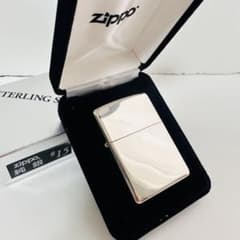 【新品未使用】ZIPPO STERLING SILVER #15 2021 純銀のサムネイル