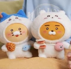 일본 미발매 한국 한정 치이카와×카카오프렌즈 봉제인형 2개